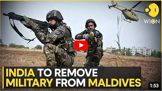 youtube Video from WION - Indiaremove Troops from Maldives