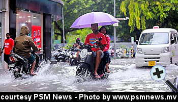 courtesy PSM News - Bad Weather in the Maldives